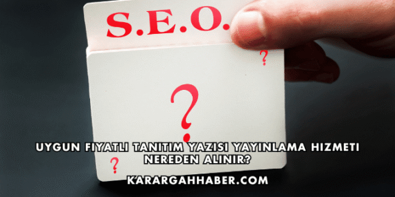 Uygun Fiyatlı Tanıtım Yazısı Yayınlama Hizmeti Nereden Alınır?